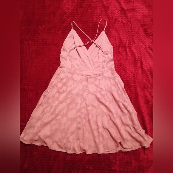 Speechless Pink Sleeveless Sundress Cocktail - Picture 2 of 3